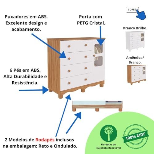 Quarto Bebe Berco Americano Marquesa Peroba 4