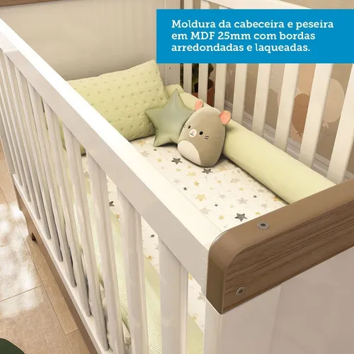 Quarto De Bebe Completo Com Guarda Roupa Comoda E Berco 3