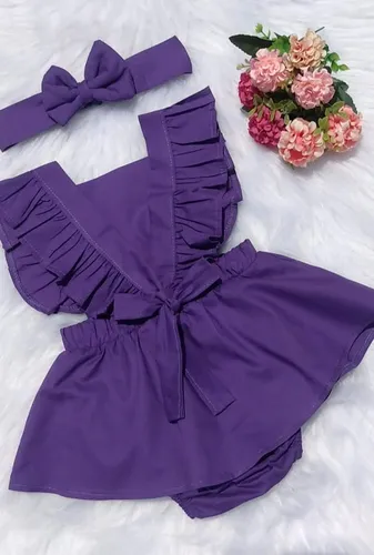 Roupa Bebe Salopete Tematica Mesversario Romper Jardineira 2