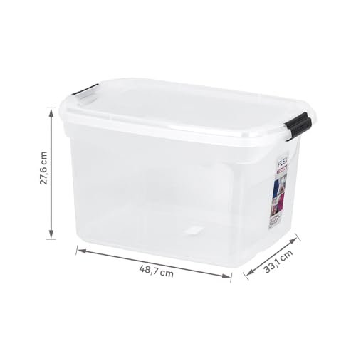 Sanremo Caixa Organizadora Plastica De 29 Litros Linha Flex 2