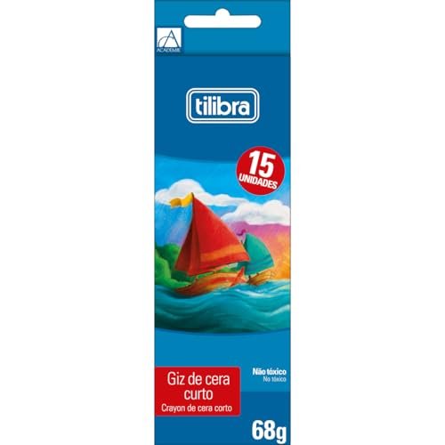 Tilibra Giz De Cera 15 Cores Curto Academie 1