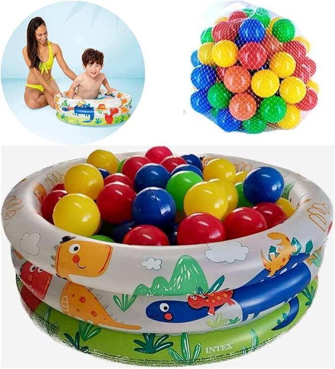 Piscina de Bolinhas 40 Litros + 50 Bolinhas Nazusa