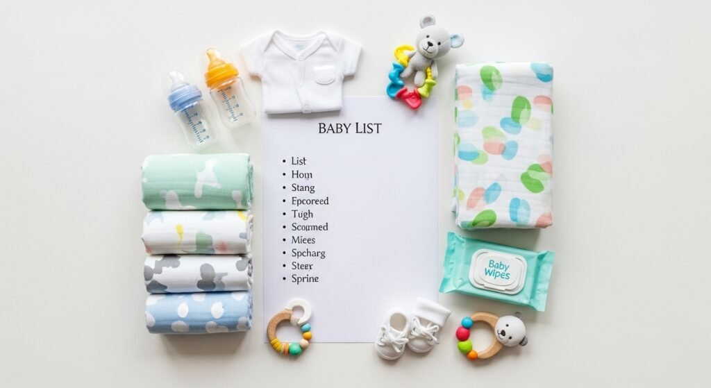 Lista de Enxoval de Bebê