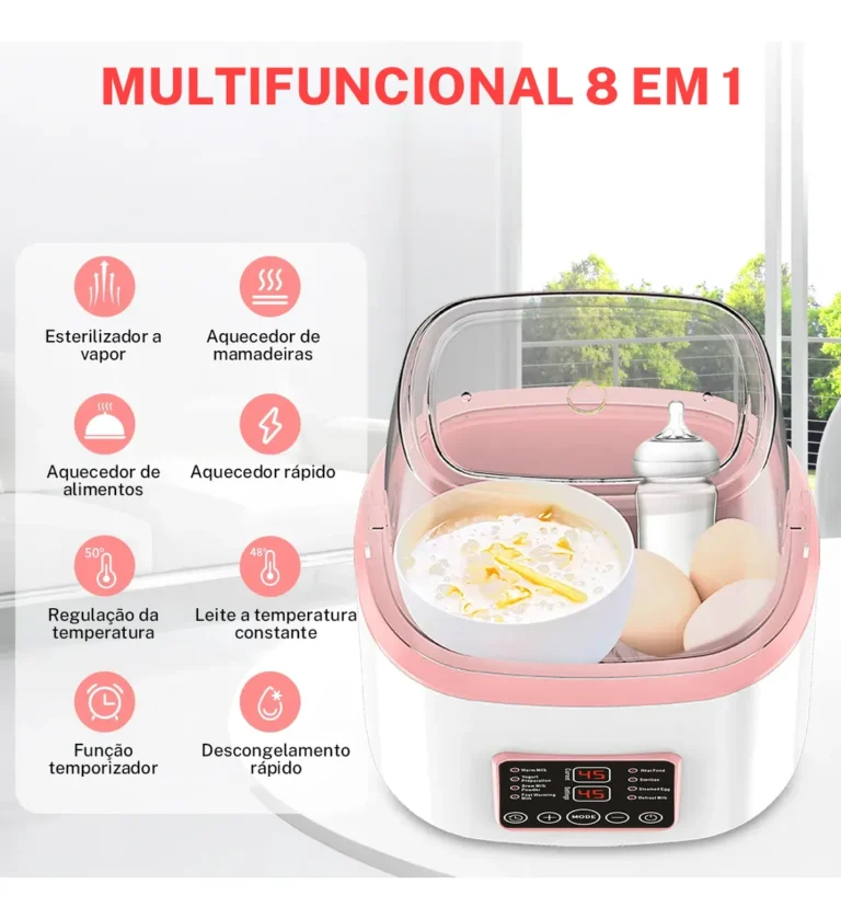 Esterilizador e Aquecedor De Mamadeira Zavanese 2