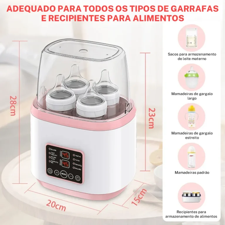 Esterilizador e Aquecedor De Mamadeira Zavanese 3